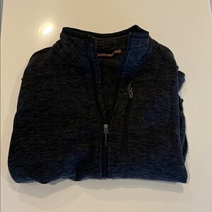 Free Country Men's Charcoal Zip-Up Sweater